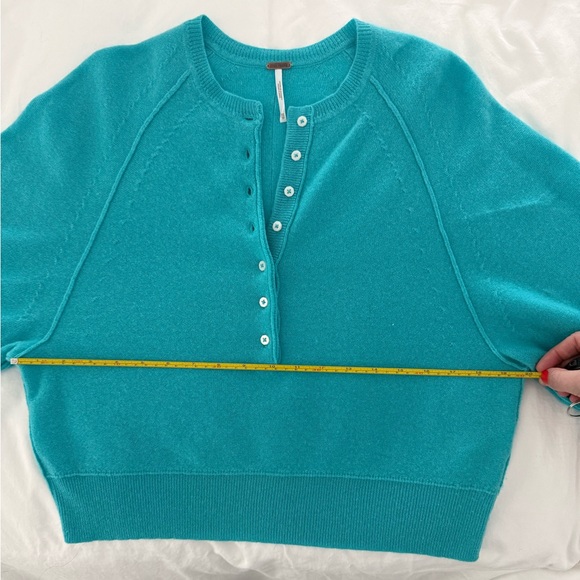 Free People Porta Cashmere Henley Sweater - Picture 6 of 8